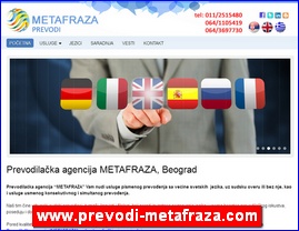 Prevodi, prevodilake usluge, www.prevodi-metafraza.com