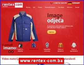 Radna odeća, zaštitna odeća, obuća, HTZ oprema, www.rentex-com.ba