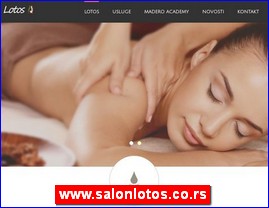 Frizeri, saloni lepote, kozmetiki saloni, www.salonlotos.co.rs