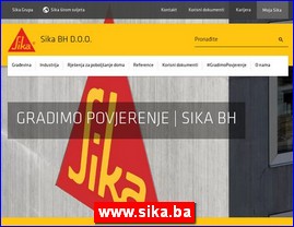 Građevinarstvo, građevinska oprema, građevinski materijal, www.sika.ba