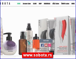 Frizeri, saloni lepote, kozmetiki saloni, www.sobota.rs