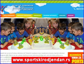 Igraonice, rođendaonice, www.sportskirodjendan.rs