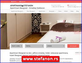 Hoteli, Beograd, www.stefanon.rs