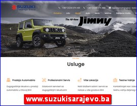 Automobili, servisi, delovi, www.suzukisarajevo.ba
