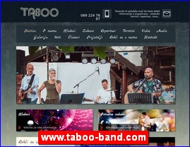 Muziari, bendovi, folk, pop, rok, www.taboo-band.com