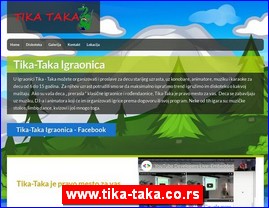 Igraonice, rođendaonice, www.tika-taka.co.rs