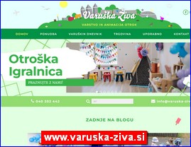 Igraonice, rođendaonice, www.varuska-ziva.si