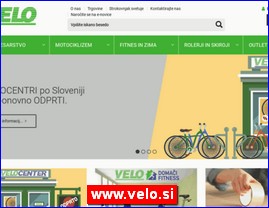 Sportska oprema, www.velo.si