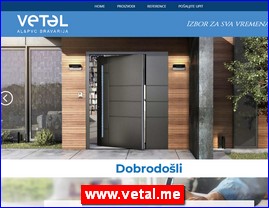PVC, aluminijumska stolarija, www.vetal.me