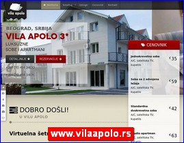 Hoteli, Beograd, www.vilaapolo.rs