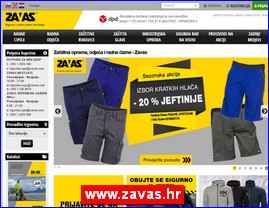 Radna odeća, zaštitna odeća, obuća, HTZ oprema, www.zavas.hr