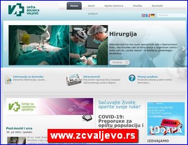 Ordinacije, lekari, bolnice, banje, laboratorije, www.zcvaljevo.rs