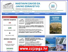 Ordinacije, lekari, bolnice, banje, laboratorije, www.zzjzpgz.hr