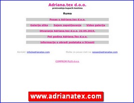 Posteljina, tekstil, www.adrianatex.com