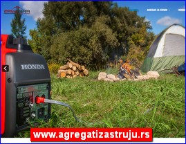 Agregati za struju, pumpe za vodu, ugradni etvorotaktni Honda motori i traktorski generatori, www.agregatizastruju.rs