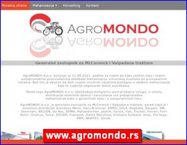 Poljoprivredne maine, mehanizacija, alati, www.agromondo.rs