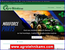 Poljoprivredne maine, mehanizacija, alati, www.agrotehnikams.com
