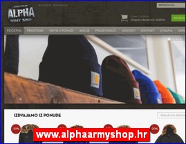 Radna odeća, zaštitna odeća, obuća, HTZ oprema, www.alphaarmyshop.hr