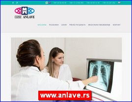 Ordinacije, lekari, bolnice, banje, Srbija, www.anlave.rs