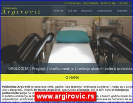 Ordinacije, lekari, bolnice, banje, Srbija, www.argirovic.rs