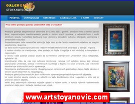 Galerije slika, slikari, ateljei, slikarstvo, www.artstoyanovic.com
