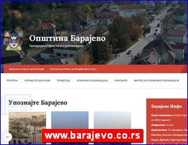 Gradovi, regije  , www.barajevo.co.rs