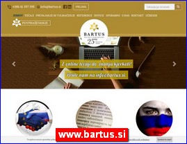kole stranih jezika, www.bartus.si
