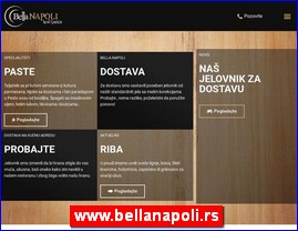 Pizza, picerije, palačinkarnice, www.bellanapoli.rs