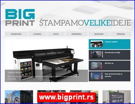 Grafiki dizajn, tampanje, tamparije, firmopisci, Srbija, www.bigprint.rs