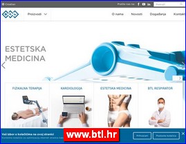 Medicinski aparati, ureaji, pomagala, medicinski materijal, oprema, www.btl.hr