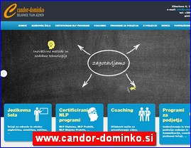 kole stranih jezika, www.candor-dominko.si