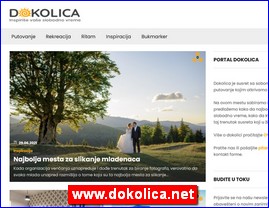 Dokolica portal, slobodno vreme, Putovanje, Rekreacija, Ritam, Inspiracija, Bukmarker, www.dokolica.net