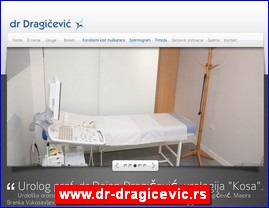 Ordinacije, lekari, bolnice, banje, Srbija, www.dr-dragicevic.rs