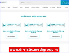 Ordinacije, lekari, bolnice, banje, Srbija, www.dr-ristic.medigroup.rs