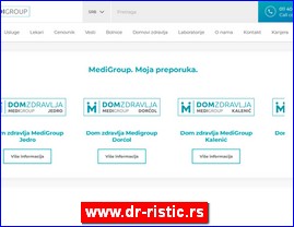 Ordinacije, lekari, bolnice, banje, Srbija, www.dr-ristic.rs