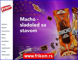 Konditorski proizvodi, keks, čokolade, bombone, torte, sladoledi, poslastičarnice, www.frikom.rs