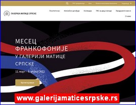 Galerije slika, slikari, ateljei, slikarstvo, www.galerijamaticesrpske.rs