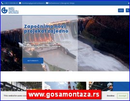 Građevinske firme, Srbija, www.gosamontaza.rs