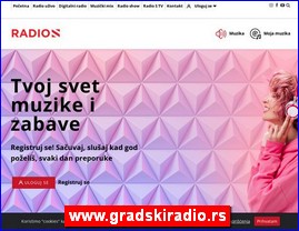 Radio stanice, www.gradskiradio.rs