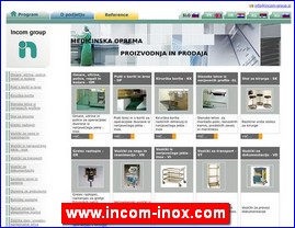 Medicinski aparati, ureaji, pomagala, medicinski materijal, oprema, www.incom-inox.com