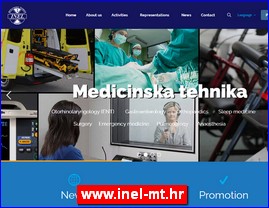 Medicinski aparati, ureaji, pomagala, medicinski materijal, oprema, www.inel-mt.hr