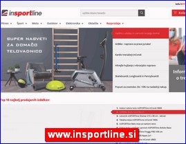 Fitnes, fitness centri, teretane, www.insportline.si