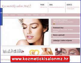 Frizeri, saloni lepote, kozmetiki saloni, www.kozmetickisalonmz.hr