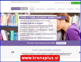 kole stranih jezika, www.kronaplus.si