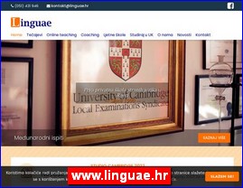 kole stranih jezika, www.linguae.hr