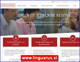 kole stranih jezika, www.linguarus.si