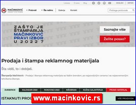 Grafiki dizajn, tampanje, tamparije, firmopisci, Srbija, www.macinkovic.rs