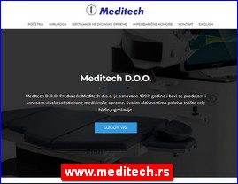 Medicinski aparati, ureaji, pomagala, medicinski materijal, oprema, www.meditech.rs