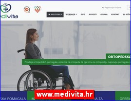 Medicinski aparati, ureaji, pomagala, medicinski materijal, oprema, www.medivita.hr