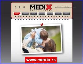 Ordinacije, lekari, bolnice, banje, Srbija, www.medix.rs